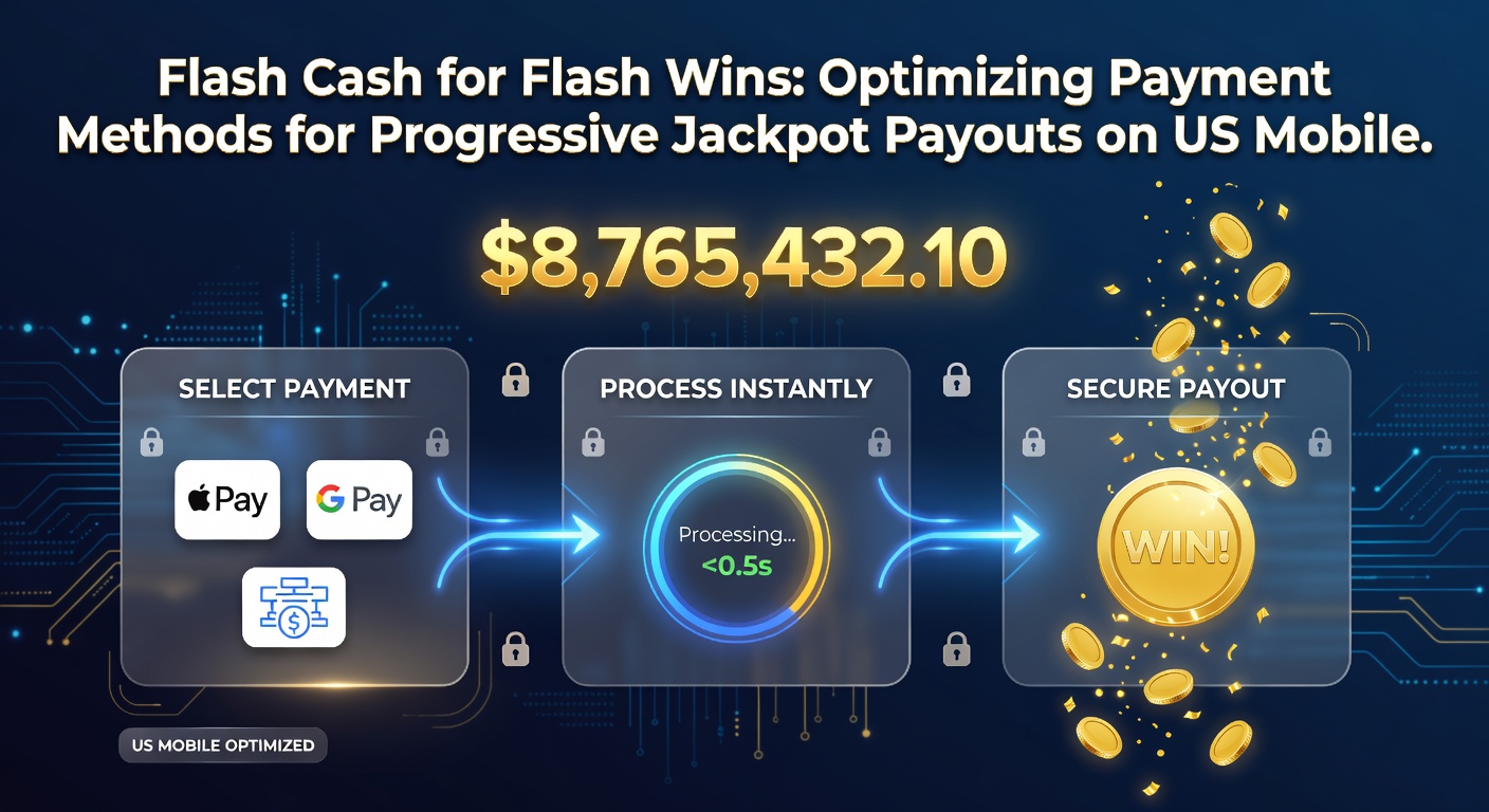 Infographic comparing payout speeds and fees for e-wallets, crypto, and bank transfers on US mobile casino apps